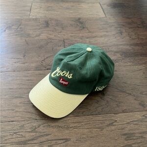 Green and Tan Baseball Cap